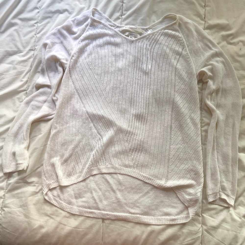 Knit Linen Top  |  MAX STUDIO